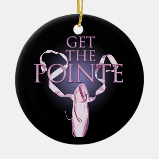 Ornement En Céramique Obtenez La Pointe (Devant)