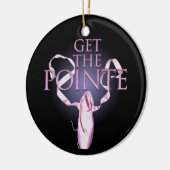 Ornement En Céramique Obtenez La Pointe (Gauche)