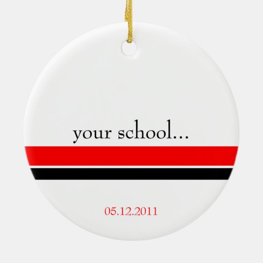 Ornement En Céramique obtention du diplôme (Dos)