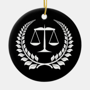 Ornement En Céramique Obtention du diplôme noire/blanche d'école de