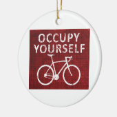 Ornement En Céramique Occupe-toi de toi (Gauche)