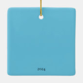 Ornement En Céramique Ocean City, Maryland Horseshoe Crabe Plage Seagull (Dos)