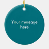 Ornement En Céramique Océan rouge Uni épineux de hérisson d'oursin (Dos)