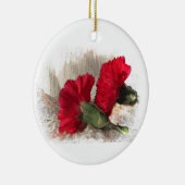 Ornement En Céramique Oeillets à Brocade (Droite)