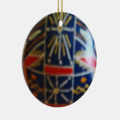 Ornement En Céramique Oeuf peint Rd 2 (Droite)