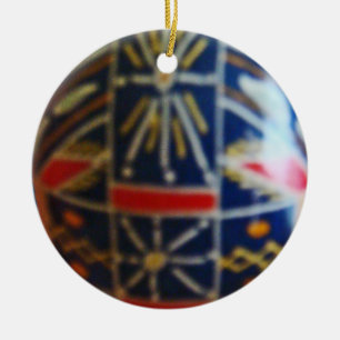 Ornement En Céramique Oeuf peint Rd 2