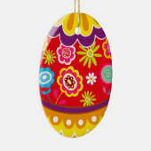 Ornement En Céramique Oeufs de Pâques (Droite)