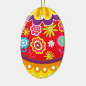 Ornement En Céramique Oeufs de Pâques (Gauche)