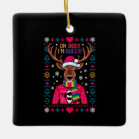Oh cerf je suis queer LGBT LGBTQ Fierté gay Noël l