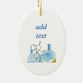 Ornement En Céramique Oh Chimie, Oh Arbre Chimiste (Dos)