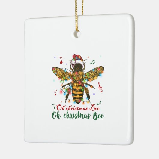 Ornement En Céramique Oh Christmas Bee Oh Christmas Bee Light (Gauche)