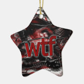 Ornement En Céramique Oh mon Dieu ! (Gauche)