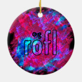 Ornement En Céramique Oh mon Dieu ! (Dos)