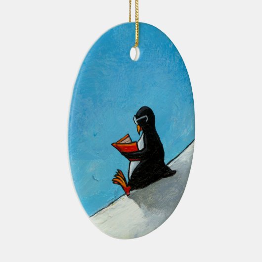 Ornement En Céramique Oiseau mignon d'amusement d'art de pingouin dans (Droite)