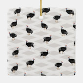 Ornement En Céramique Oiseaux de Guinée (Dos)