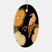 Ornement En Céramique Oiseaux lunaires (Droite)