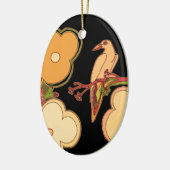 Ornement En Céramique Oiseaux lunaires (Gauche)