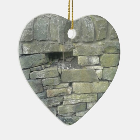 Ornement En Céramique Old Wall, Stone, Bricks (Droite)