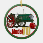 Ornement En Céramique Oliver Hart-Parr 70 (Dos)