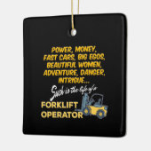 Ornement En Céramique Opérateur de Life of a Forclift (Gauche)