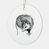 Ornement En Céramique Opossum (Gauche)