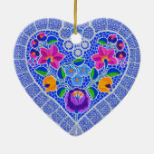 Ornement En Céramique OPUS CHANGEABLE Lace Heart (Dos)