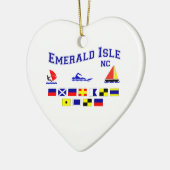 Ornement En Céramique OR Emerald Isle SIG FL (Gauche)
