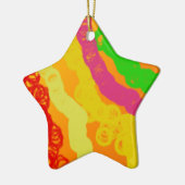 Ornement En Céramique orange puissant (Gauche)