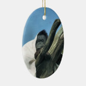 ORNEMENT EN CÉRAMIQUE ORANGUTANS (Droite)