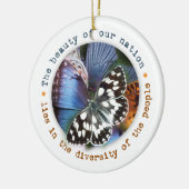 Ornement En Céramique Ordre de Beautiful Diversity (Gauche)