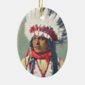 Ornement En Céramique Organisation amérindienne (Dos)