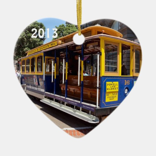 Ornement En Céramique Organisation de vacances à San Francisco (Devant)
