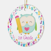 Ornement En Céramique Organisation d'enseignement d'un maître d'Owl pers (Gauche)