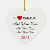 Ornement En Céramique Organisation du Canada - FRR (Dos)