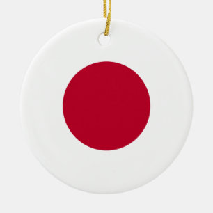 Ornement En Céramique Organisation du drapeau japonais