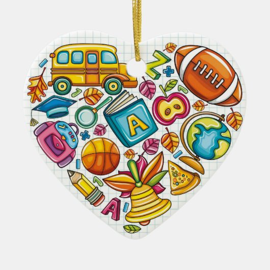 Ornement En Céramique Organisation scolaire - SRF (Devant)