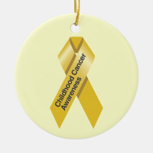 Ornement En Céramique Organisme de sensibilisation au cancer de l'enfanc