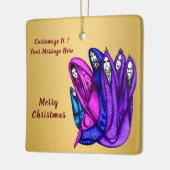 Ornement En Céramique Ornament Christmas Three Wise Kings (Gauche)