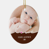 Ornement En Céramique ORNAMENT DE PHOTO :: amour diviser 7 (Droite)