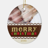 Ornement En Céramique ORNAMENT DE PHOTO :: chandyflots (Gauche)