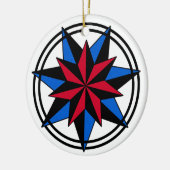 Ornement En Céramique Ornament de Seven Pointed Star (Gauche)