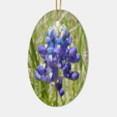 Ornement En Céramique Ornament peint Texas Bluebonnet (Gauche)