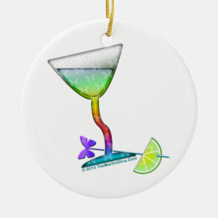 ORNEMENT EN CÉRAMIQUE ORNAMENTS - BUTTERFLY MARTINI