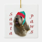 Ornement En Céramique Otterhound Père Noël Paws (Dos)