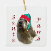 Ornement En Céramique Otterhound Père Noël Paws (Devant)