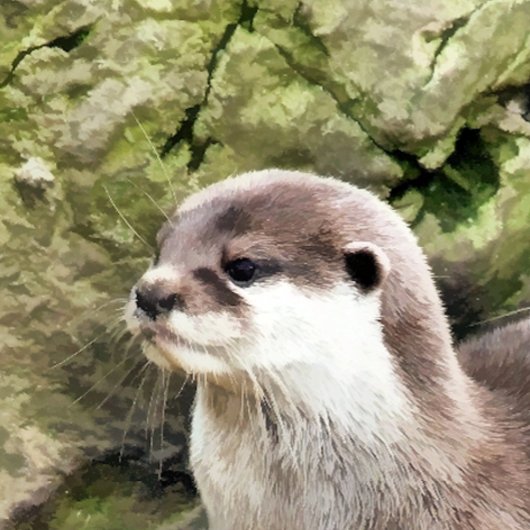 ORNEMENT EN CÉRAMIQUE OTTERS