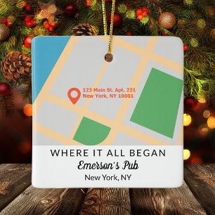 Ornement En Céramique Où tout a commencé quelques Keepsaké Noël