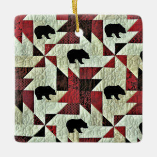 Ornement En Céramique Ours