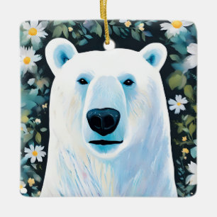 Ornement En Céramique Ours polaire