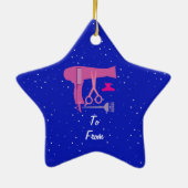 Ornement En Céramique Outils de coiffures (Dos)